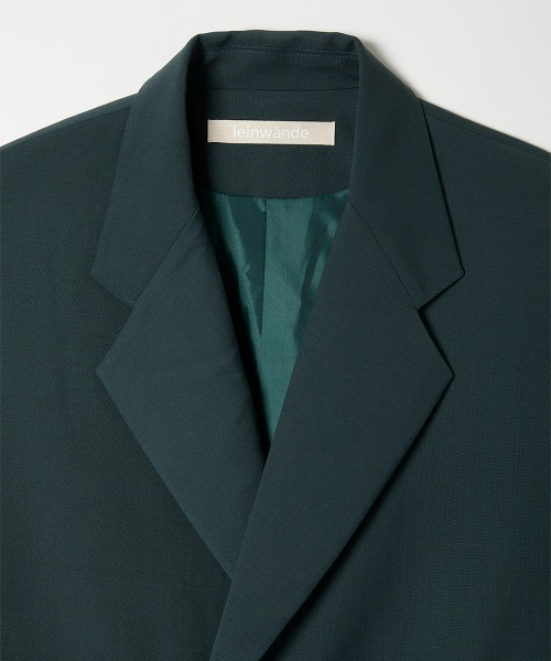 leinwande（ラインヴァンド）の「【leinwande】Over Relaxed Double Jacket（テーラードジャケット・レディース・グリーン/グレー・ONE SIZE）」の12枚目の写真