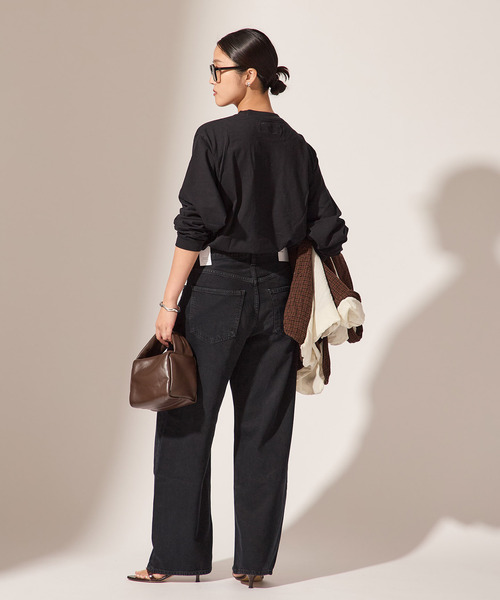 JANE SMITH / JOHN SMITH(ジェーンスミスジョンスミス)の「【JANE SMITH】DEAR OLD FRIENDS FLOCKY L/S T:カットソー(Tシャツ/カットソー・レディース・ホワイト/ブラック・MEDIUM)」の6枚目の写真