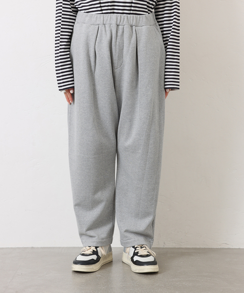 JOURNAL STANDARD LUXE(ジャーナルスタンダード ラックス)の「ウラケ タックパンツ(スウェットパンツ・レディース・グレー/ホワイト・FREE)」の18枚目の写真