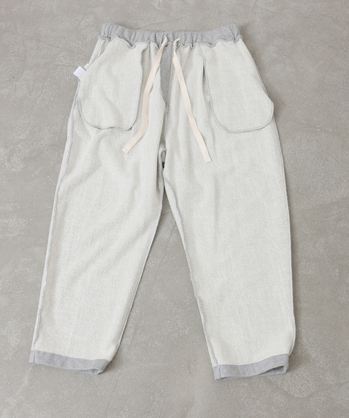 JOURNAL STANDARD LUXE(ジャーナルスタンダード ラックス)の「ウラケ タックパンツ(スウェットパンツ・レディース・グレー/ホワイト・FREE)」の7枚目の写真