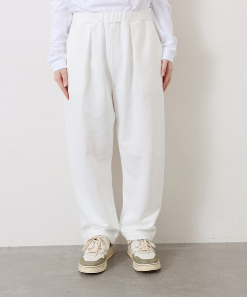 JOURNAL STANDARD LUXE(ジャーナルスタンダード ラックス)の「ウラケ タックパンツ(スウェットパンツ・レディース・グレー/ホワイト・FREE)」の16枚目の写真