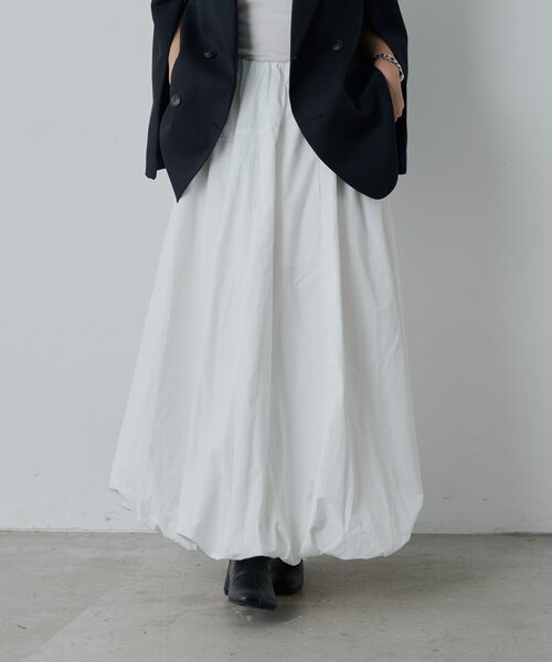 Lui's（ルイス）の「ナイロンギャザーバルーンスカート（スカート・レディース・オフホワイト/ブラック・38/36）」の19枚目の写真
