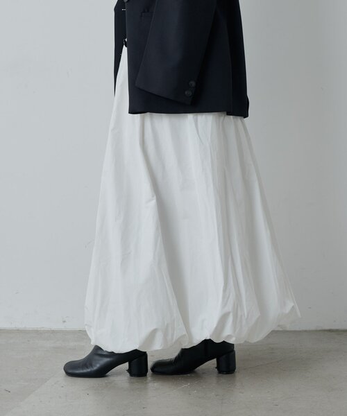 Lui's（ルイス）の「ナイロンギャザーバルーンスカート（スカート・レディース・オフホワイト/ブラック・38/36）」の21枚目の写真