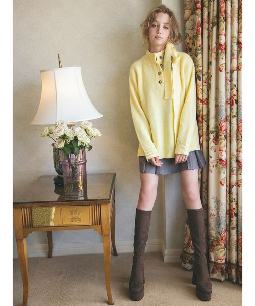 CALNAMUR（カルナムール）の「サイドデザインプリーツミニスカート（スカート・レディース・グレー/その他/その他2・SMALL/MEDIUM）」の11枚目の写真