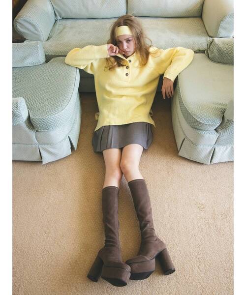 CALNAMUR（カルナムール）の「サイドデザインプリーツミニスカート（スカート・レディース・グレー/その他/その他2・SMALL/MEDIUM）」の12枚目の写真