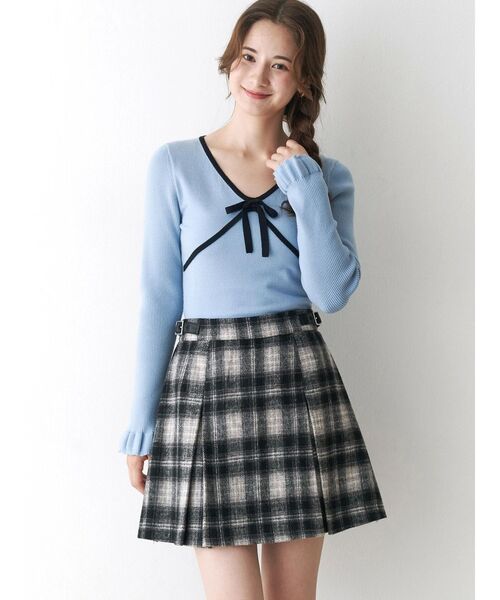 CALNAMUR（カルナムール）の「サイドデザインプリーツミニスカート（スカート・レディース・グレー/その他/その他2・SMALL/MEDIUM）」の14枚目の写真