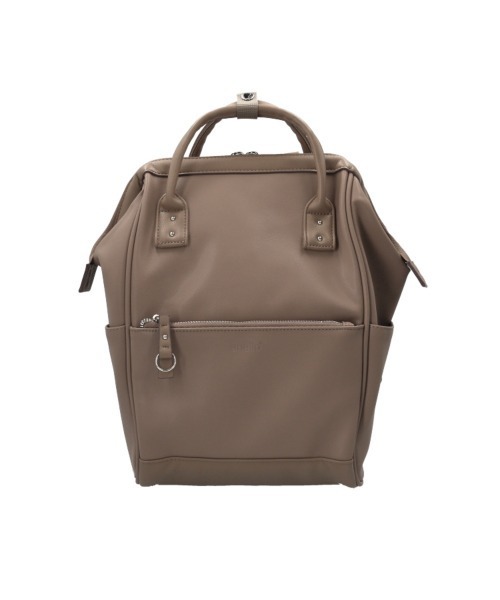 anello(アネロ)の「anello RE:レトロ 口金リュックL(バックパック/リュック・レディース・ブラック/キャメル/ベージュ系その他/グレー/アイボリー/ネイビー・FREE)」の4枚目の写真