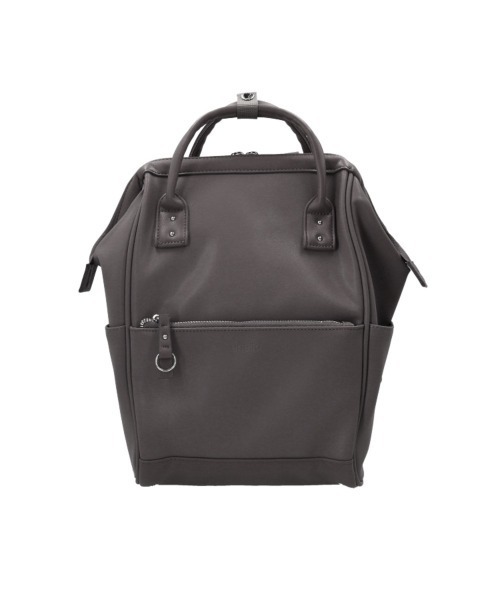 anello(アネロ)の「anello RE:レトロ 口金リュックL(バックパック/リュック・レディース・ブラック/キャメル/ベージュ系その他/グレー/アイボリー/ネイビー・FREE)」の3枚目の写真