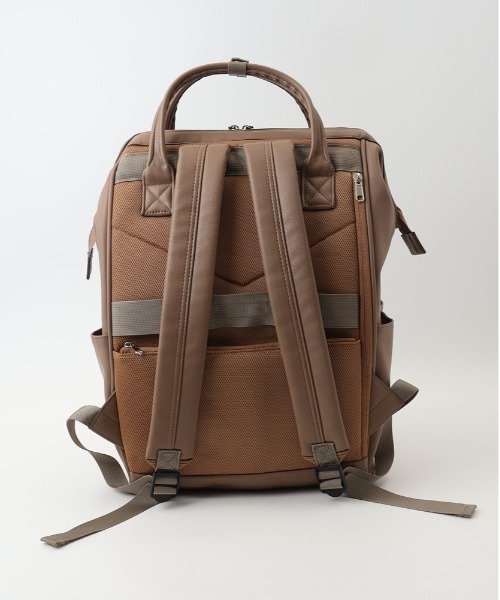 anello(アネロ)の「anello RE:レトロ 口金リュックL(バックパック/リュック・レディース・ブラック/キャメル/ベージュ系その他/グレー/アイボリー/ネイビー・FREE)」の7枚目の写真