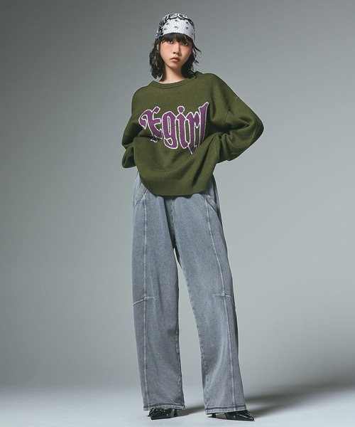 X-girl（エックスガール）の「BLEACHED SWEAT PANTS（スウェットパンツ