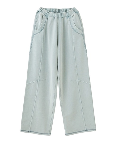 X-girl（エックスガール）の「BLEACHED SWEAT PANTS（スウェットパンツ・レディース・グレー/ライトブルー/ピンク・S/M）」の20枚目の写真