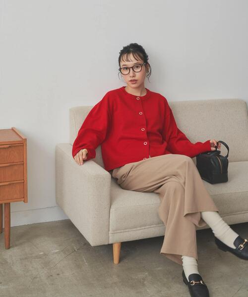 URBAN RESEARCH DOORS(アーバンリサーチドアーズ)の「『仁村紗和さん着用』『UR TECH』完声フロントタックイージーパンツ(その他パンツ・レディース・チャコールグレー/ベージュ/ブラック・SMALL/MEDIUM/LARGE)」の12枚目の写真