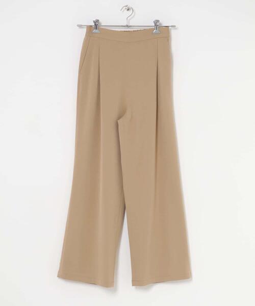 URBAN RESEARCH DOORS（アーバンリサーチドアーズ）の「『仁村紗和さん着用』『UR TECH』完声フロントタックイージーパンツ（その他パンツ・レディース・チャコールグレー/ベージュ/ブラック・SMALL/MEDIUM/LARGE）」の4枚目の写真