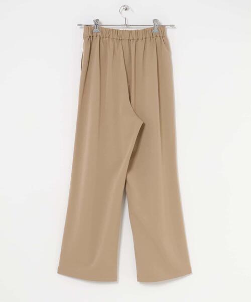 URBAN RESEARCH DOORS（アーバンリサーチドアーズ）の「『仁村紗和さん着用』『UR TECH』完声フロントタックイージーパンツ（その他パンツ・レディース・チャコールグレー/ベージュ/ブラック・SMALL/MEDIUM/LARGE）」の6枚目の写真