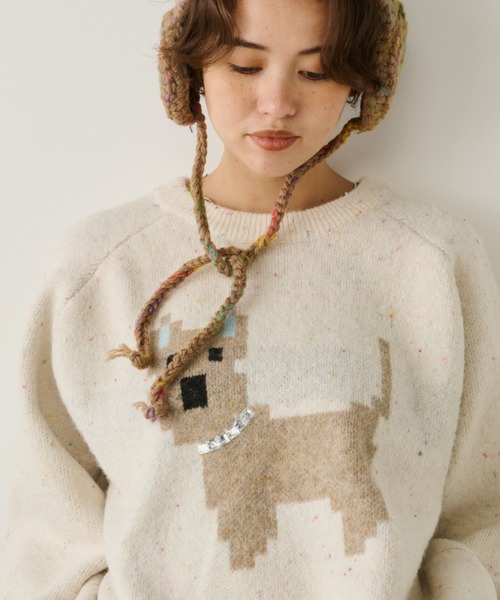 はのんオーダーページ② オーバーサイズワンにゃんニット（ニット/セーター）｜Unitage