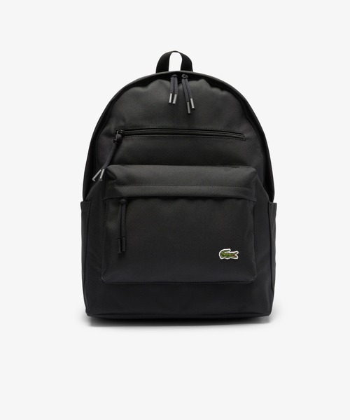 ラコステ LACOSTE バックパック リュック PVC ブラック ラコステ LACOSTE MEN'S CLASSIC エンボスPVCデイパック