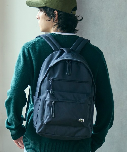 LACOSTE（ラコステ）の「ネオクロック デイパック バックパック（バックパック/リュック・メンズ・ダークネイビー/ブラック・FREE）」の20枚目の写真