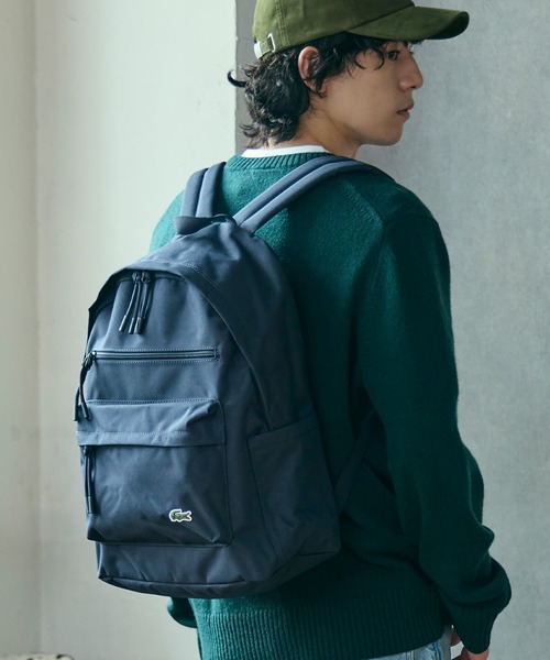LACOSTE（ラコステ）の「ネオクロック デイパック バックパック（バックパック/リュック・メンズ・ダークネイビー/ブラック・FREE）」の18枚目の写真