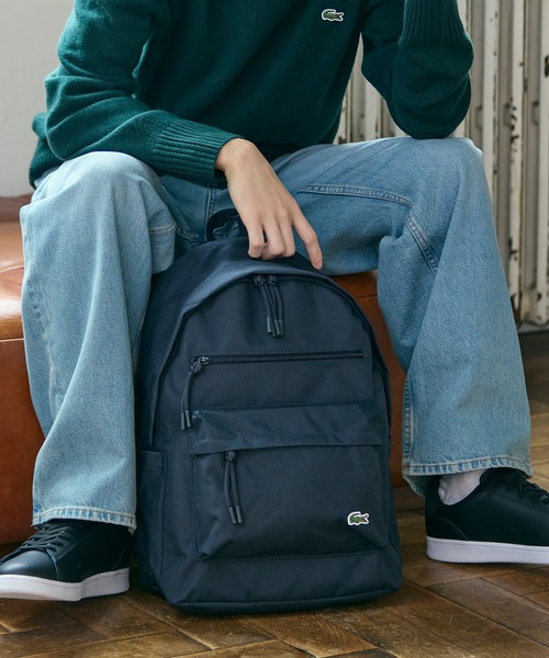 LACOSTE（ラコステ）の「ネオクロック デイパック バックパック（バックパック/リュック・メンズ・ダークネイビー/ブラック・FREE）」の17枚目の写真