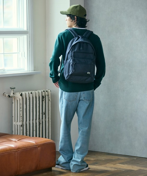 LACOSTE（ラコステ）の「ネオクロック デイパック バックパック（バックパック/リュック・メンズ・ダークネイビー/ブラック・FREE）」の16枚目の写真