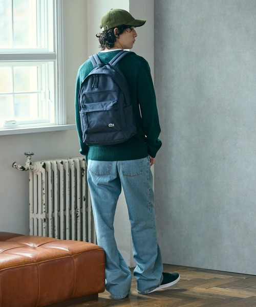 LACOSTE（ラコステ）の「ネオクロック デイパック バックパック（バックパック/リュック・メンズ・ダークネイビー/ブラック・FREE）」の15枚目の写真