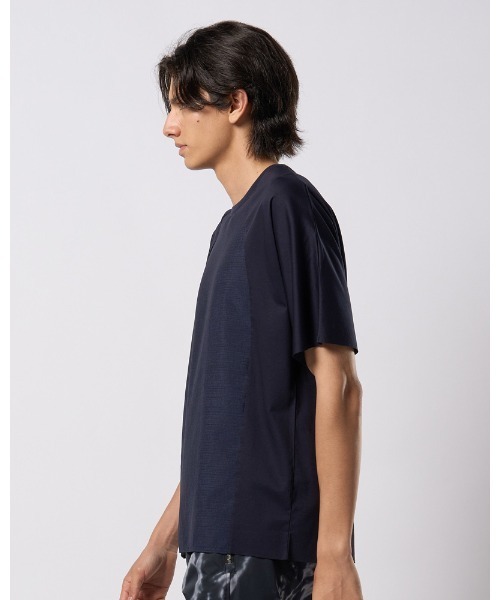 wjk（ダヴルジェイケイ）の「combination dolman S/S（Tシャツ/カットソー・メンズ・ネイビー/ホワイト/ブラック/ブラック系その他・SMALL/MEDIUM/LARGE/X-LARGE）」の7枚目の写真