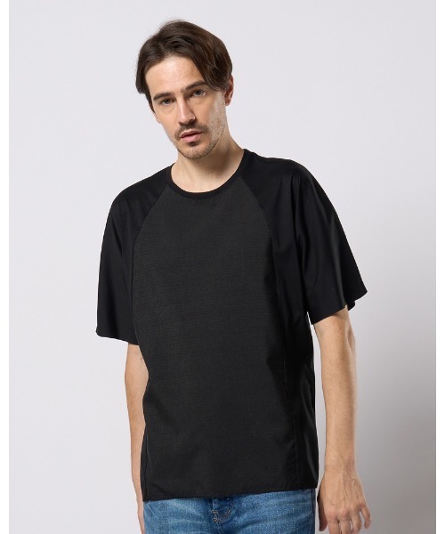 wjk（ダヴルジェイケイ）の「combination dolman S/S（Tシャツ/カットソー・メンズ・ネイビー/ホワイト/ブラック/ブラック系その他・SMALL/MEDIUM/LARGE/X-LARGE）」の9枚目の写真