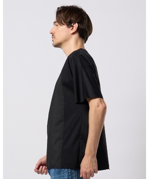 wjk（ダヴルジェイケイ）の「combination dolman S/S（Tシャツ/カットソー・メンズ・ネイビー/ホワイト/ブラック/ブラック系その他・SMALL/MEDIUM/LARGE/X-LARGE）」の10枚目の写真