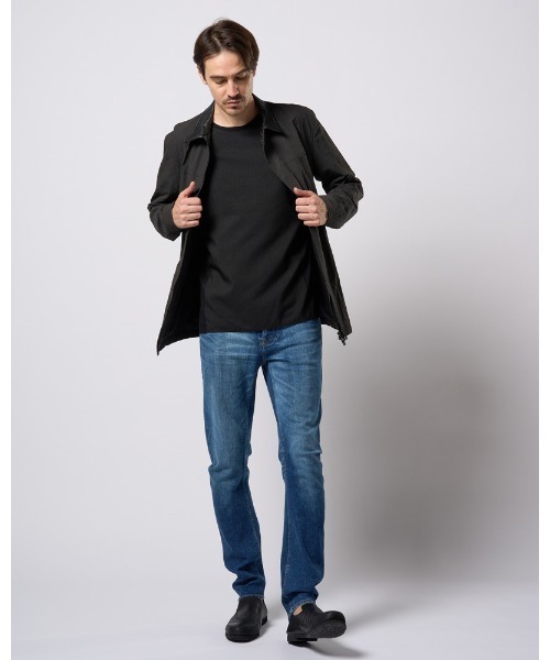 wjk（ダヴルジェイケイ）の「combination dolman S/S（Tシャツ/カットソー・メンズ・ネイビー/ホワイト/ブラック/ブラック系その他・SMALL/MEDIUM/LARGE/X-LARGE）」の19枚目の写真