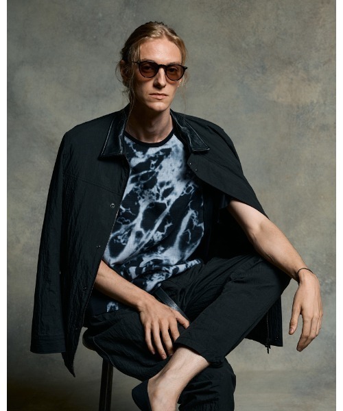 wjk（ダヴルジェイケイ）の「combination dolman S/S（Tシャツ/カットソー・メンズ・ネイビー/ホワイト/ブラック/ブラック系その他・SMALL/MEDIUM/LARGE/X-LARGE）」の22枚目の写真