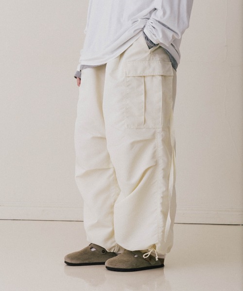 CREDONA(クレドナ)の「SOHO M-51 PANTS/ソホM-51パンツ(カーゴパンツ・レディース・ネイビー/アイボリー・0/1)」の1枚目の写真