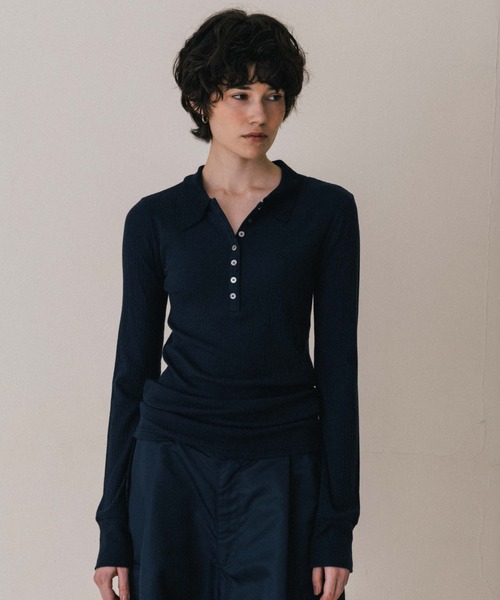 CREDONA(クレドナ)の「SOHO M-51 PANTS/ソホM-51パンツ(カーゴパンツ・レディース・ネイビー/アイボリー・0/1)」の12枚目の写真