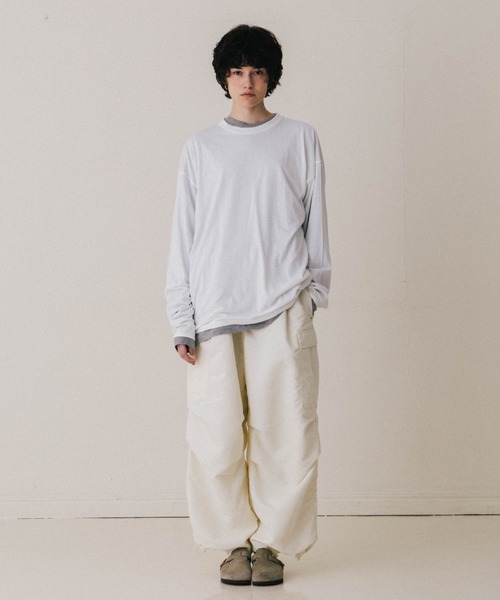 CREDONA(クレドナ)の「SOHO M-51 PANTS/ソホM-51パンツ(カーゴパンツ・レディース・ネイビー/アイボリー・0/1)」の3枚目の写真