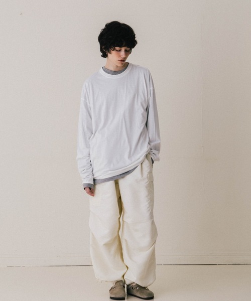 CREDONA(クレドナ)の「SOHO M-51 PANTS/ソホM-51パンツ(カーゴパンツ・レディース・ネイビー/アイボリー・0/1)」の4枚目の写真