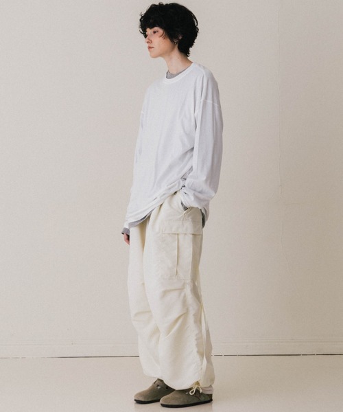 CREDONA(クレドナ)の「SOHO M-51 PANTS/ソホM-51パンツ(カーゴパンツ・レディース・ネイビー/アイボリー・0/1)」の5枚目の写真