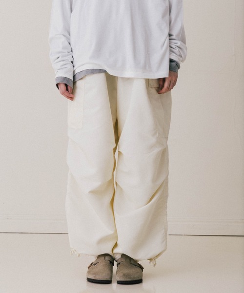 CREDONA(クレドナ)の「SOHO M-51 PANTS/ソホM-51パンツ(カーゴパンツ・レディース・ネイビー/アイボリー・0/1)」の19枚目の写真