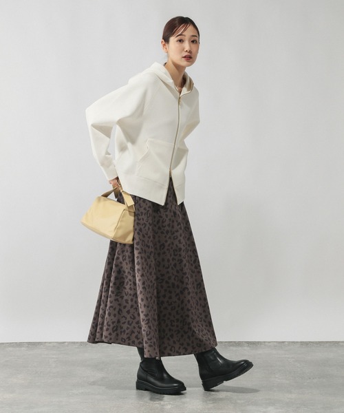 GLOBAL WORK(グローバルワーク)の「ダンボールジップパーカー/580938(パーカー・レディース・ネイビー/グレー/ブラック/グレイッシュベージュ/ダークブラウン/ブラウン系その他/サックスブルー/アイボリー・MEDIUM/LARGE)」の20枚目の写真