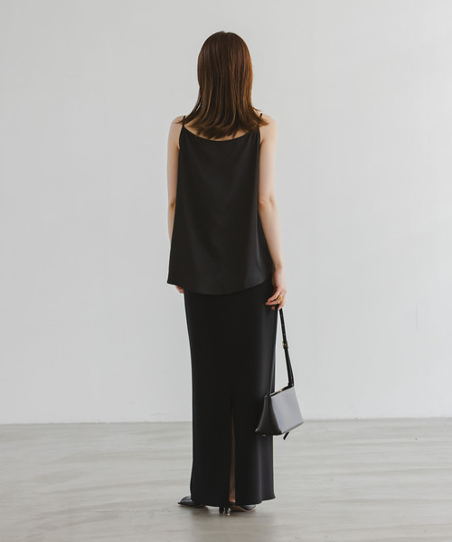 追加》メルティサテン2WAYキャミ（キャミソール）｜NOBLE（ノーブル