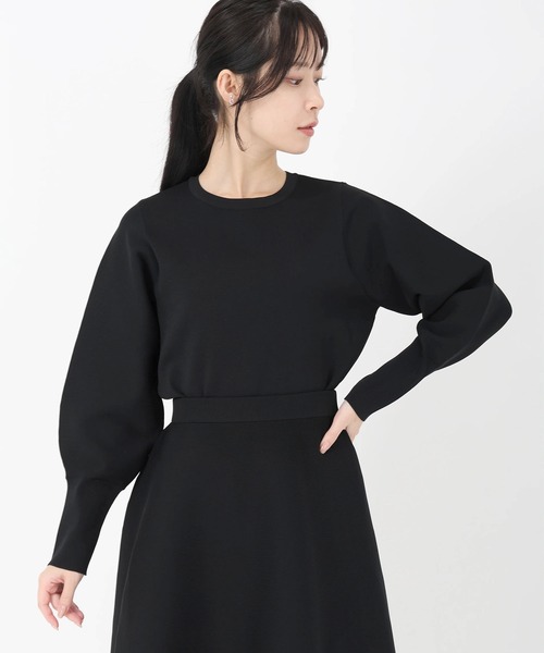 STRAWBERRY-FIELDS（ストロベリーフィールズ）の「ポーツポリー_メタル釦アクセントニット（ニット/セーター・レディース・レッド/ブラック/イエロー系その他・2）」の2枚目の写真