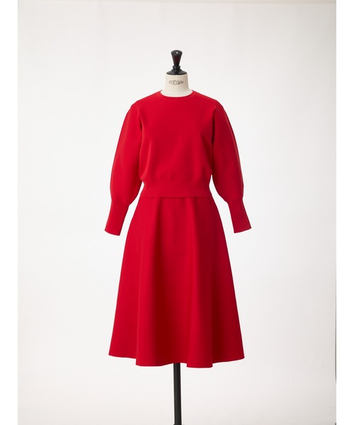 STRAWBERRY-FIELDS（ストロベリーフィールズ）の「ポーツポリー_メタル釦アクセントニット（ニット/セーター・レディース・レッド/ブラック/イエロー系その他・2）」の12枚目の写真