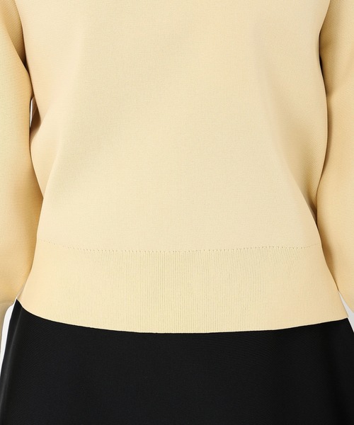 STRAWBERRY-FIELDS（ストロベリーフィールズ）の「ポーツポリー_メタル釦アクセントニット（ニット/セーター・レディース・レッド/ブラック/イエロー系その他・2）」の10枚目の写真