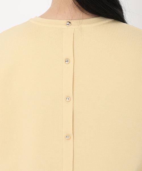 STRAWBERRY-FIELDS（ストロベリーフィールズ）の「ポーツポリー_メタル釦アクセントニット（ニット/セーター・レディース・レッド/ブラック/イエロー系その他・2）」の8枚目の写真