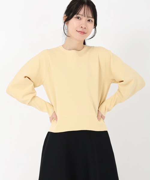 STRAWBERRY-FIELDS（ストロベリーフィールズ）の「ポーツポリー_メタル釦アクセントニット（ニット/セーター・レディース・レッド/ブラック/イエロー系その他・2）」の4枚目の写真