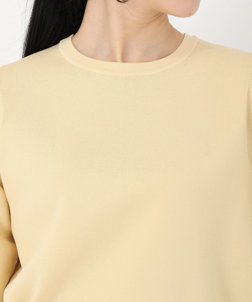 STRAWBERRY-FIELDS（ストロベリーフィールズ）の「ポーツポリー_メタル釦アクセントニット（ニット/セーター・レディース・レッド/ブラック/イエロー系その他・2）」の7枚目の写真