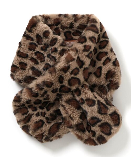 BREEZE（ブリーズ）の「ファーマフラー（マフラー・キッズ・ベージュ/ブラック/アイボリー・120/140）」の6枚目の写真