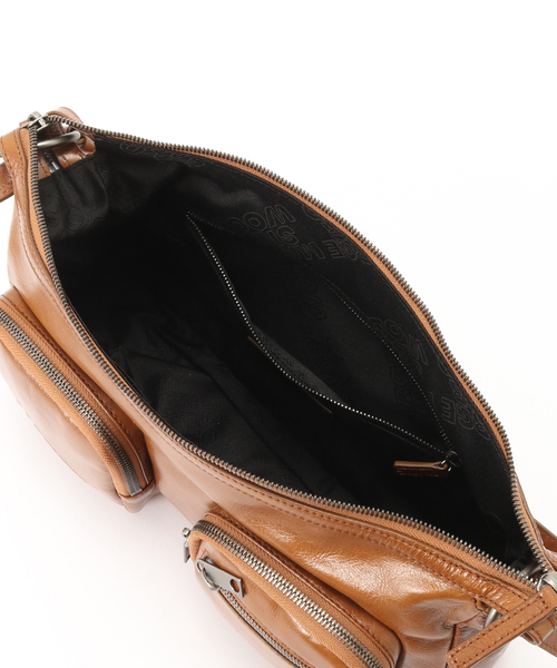 MARGE SHERWOOD（マージシャーウッド）の「【Geek Office / ギークオフィス】MARGESHERWOOD / OUTPOCKET HOBO（ショルダーバッグ・レディース・ブラウン・FREE）」の5枚目の写真