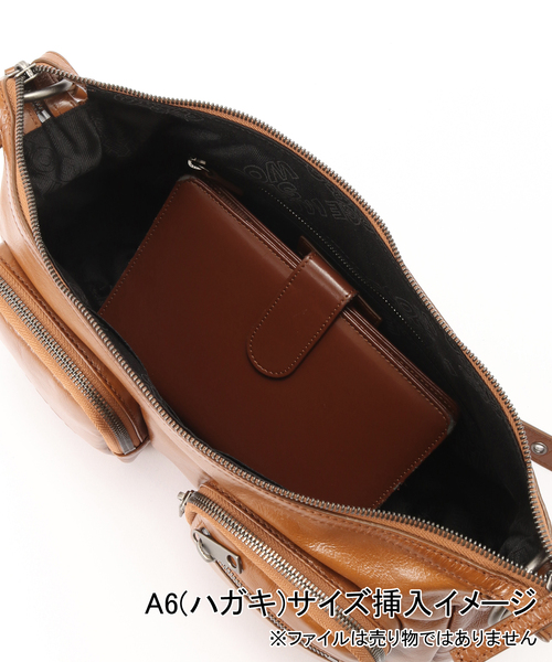 MARGE SHERWOOD（マージシャーウッド）の「【Geek Office / ギークオフィス】MARGESHERWOOD / OUTPOCKET HOBO（ショルダーバッグ・レディース・ブラウン・FREE）」の6枚目の写真