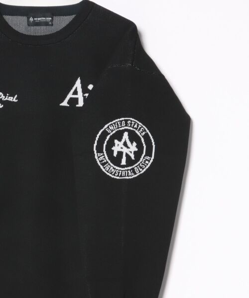 Burner（バーナー）の「【GROOVY STORE】ダブルジャカード スウェットライク デザインニットクルー ワイドシルエット（スウェット・メンズ・ブラック系その他4/チャコール/ダークグリーン系1/ダークグリーン系2/ネイビー/インディゴブルー/ダークインディゴブルー/オフホワイト/ブラック系その他3/ブラック系その他5/ダークグリーン/ネイビー系/アイボリー/ブラック/ブラック系その他2/チャコールグレー/ライトホワイト/ブラック系その他6・M/L/LL）」の19枚目の写真