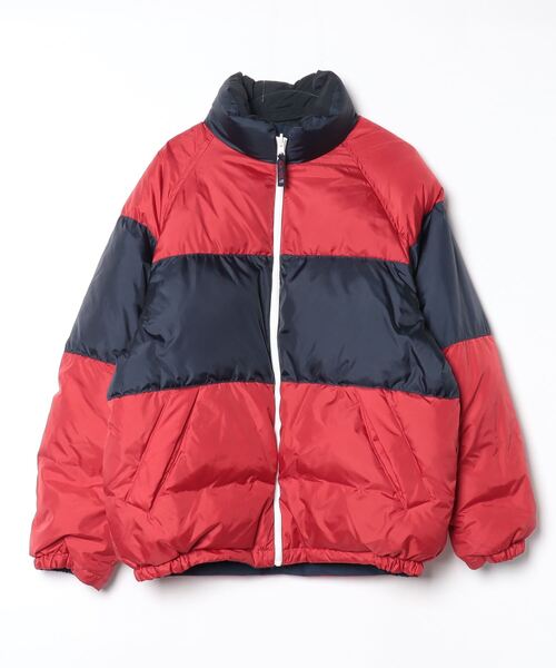 NAUTICA / ダウンジャケット/M/ナイロン/RED ブランド古着】NAUTICA｜ノーティカのダウンジャケット/コート（レッド