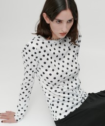 kiehtova | 【kiehtova】SLEEK DOT TOPS/シアー ドット トップス(Tシャツ/カットソー)